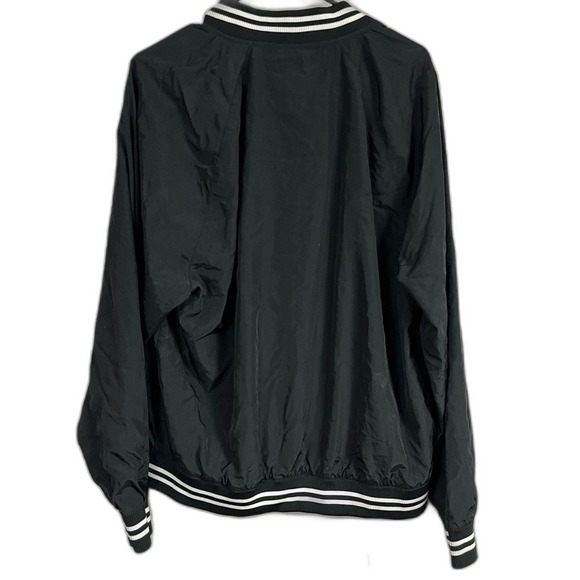 H&M Black/White Bomber Zipper Front Jacket Size Medium - Picture 3 of 5